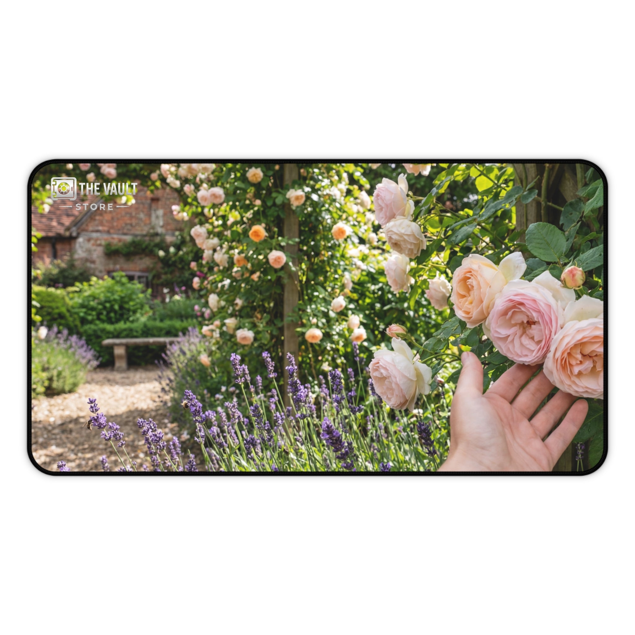 A Touch of a Rose Desk Mat