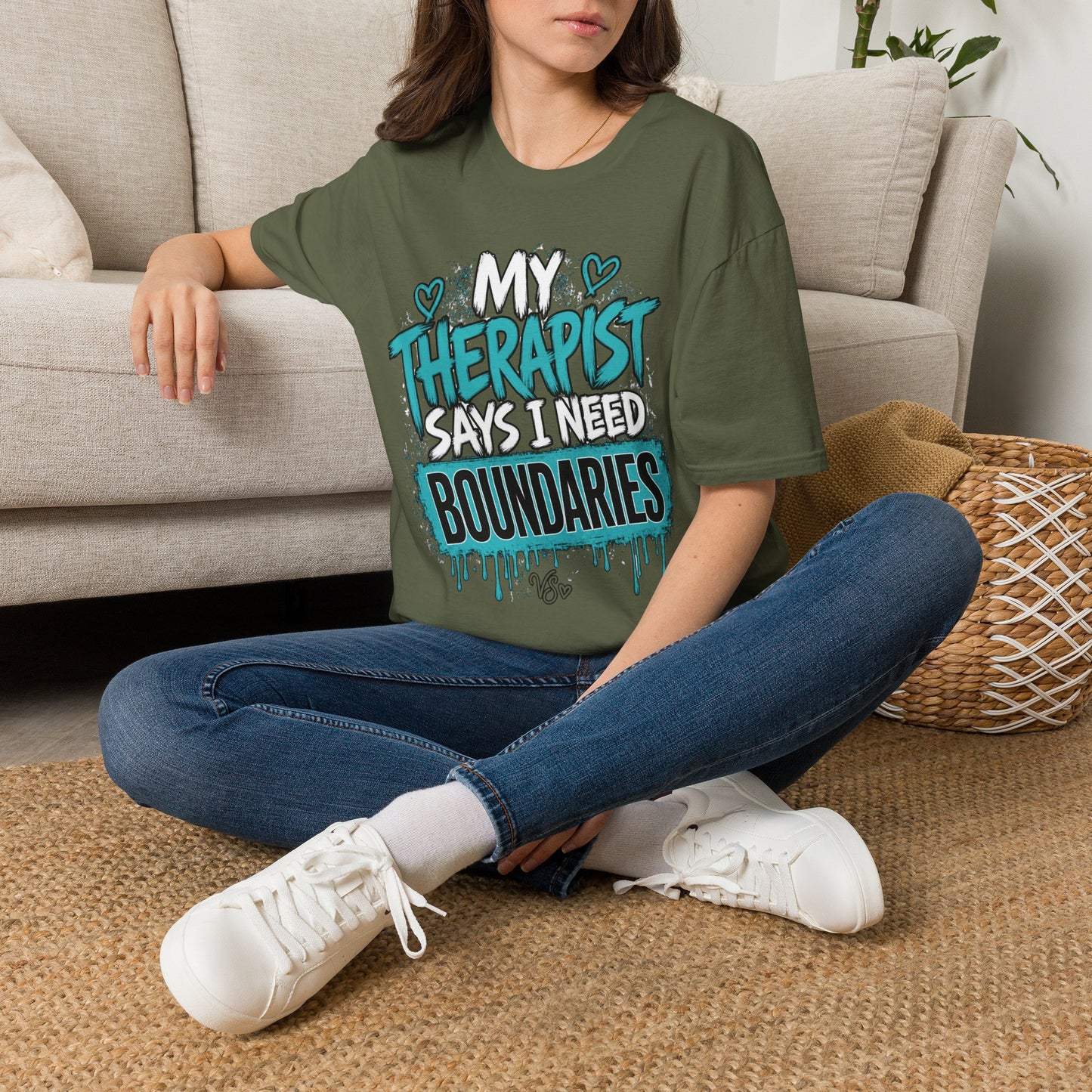 Therapist Says I Need Boundaries T-Shirt