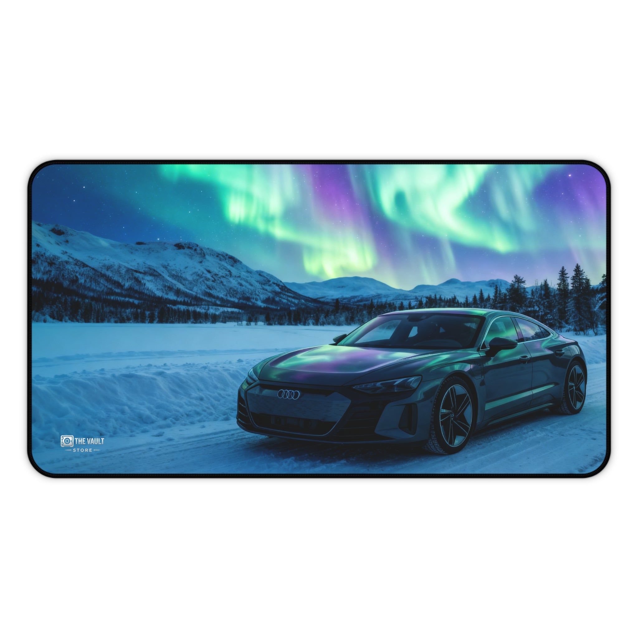 Aurora Borealis Drive Desk Mat