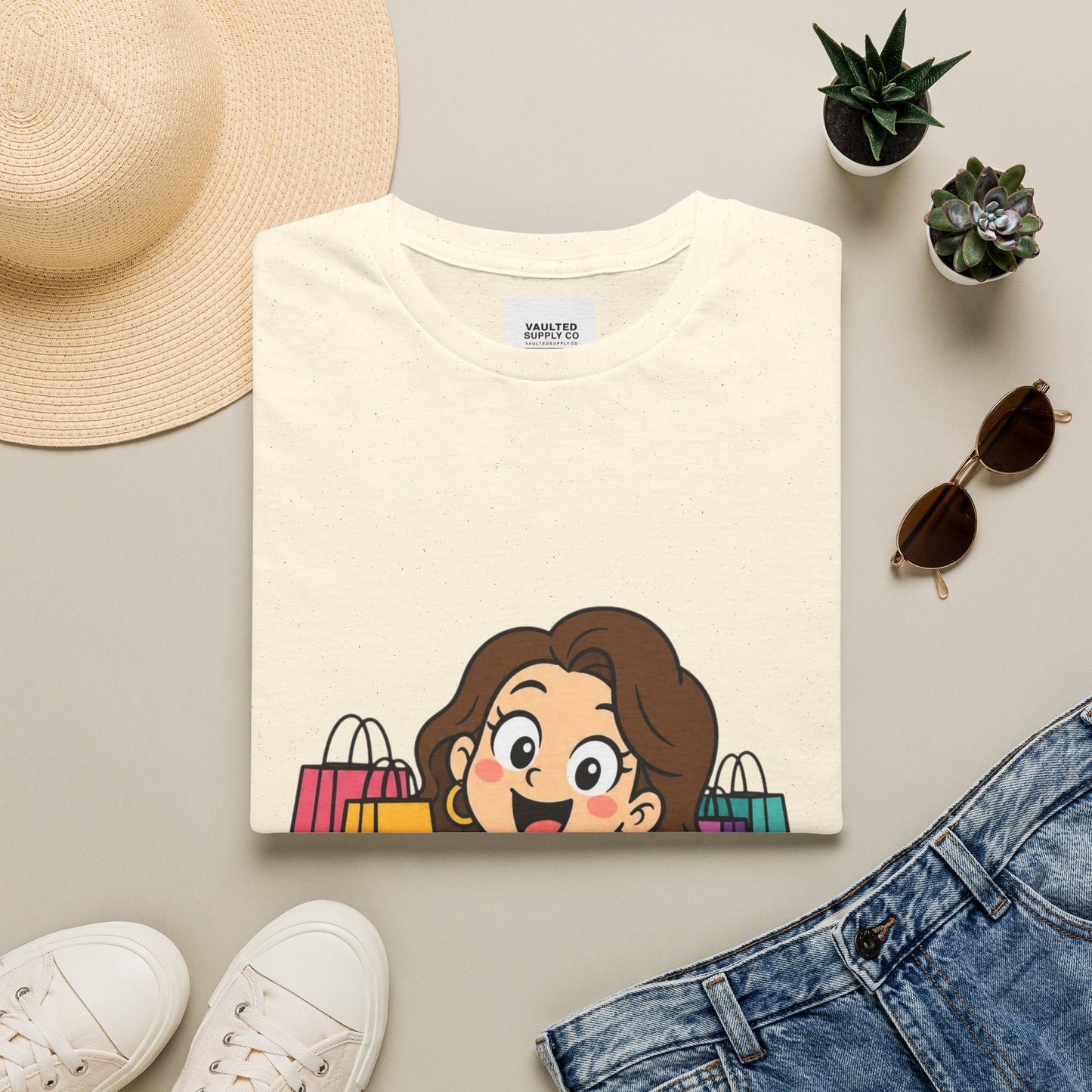 I'm With Mr. Frugal T-Shirt — Cute Shopper Graphic Tee for Bargain Lovers