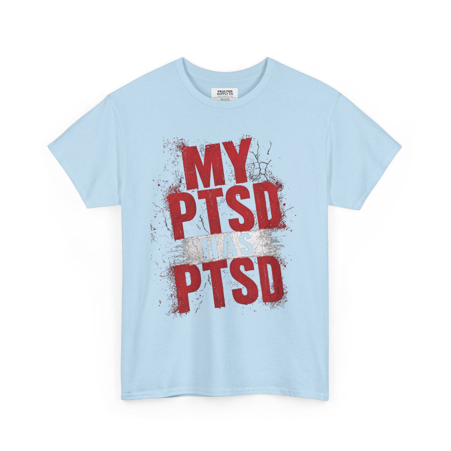 PTSD Awareness T-Shirt – “My PTSD Has PTSD” Graphic Tee