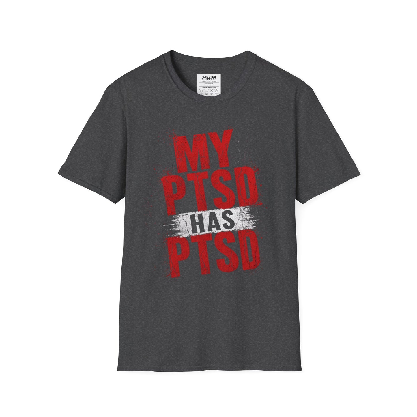 PTSD Awareness T-Shirt — "My PTSD" Graphic Support Tee