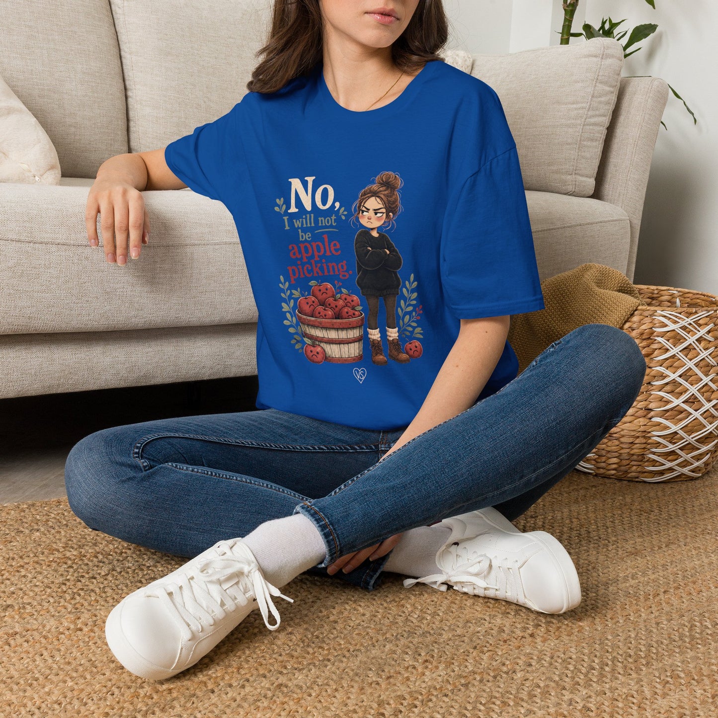 T-Shirt — "No, I will not be apple picking" Fall Graphic Tee