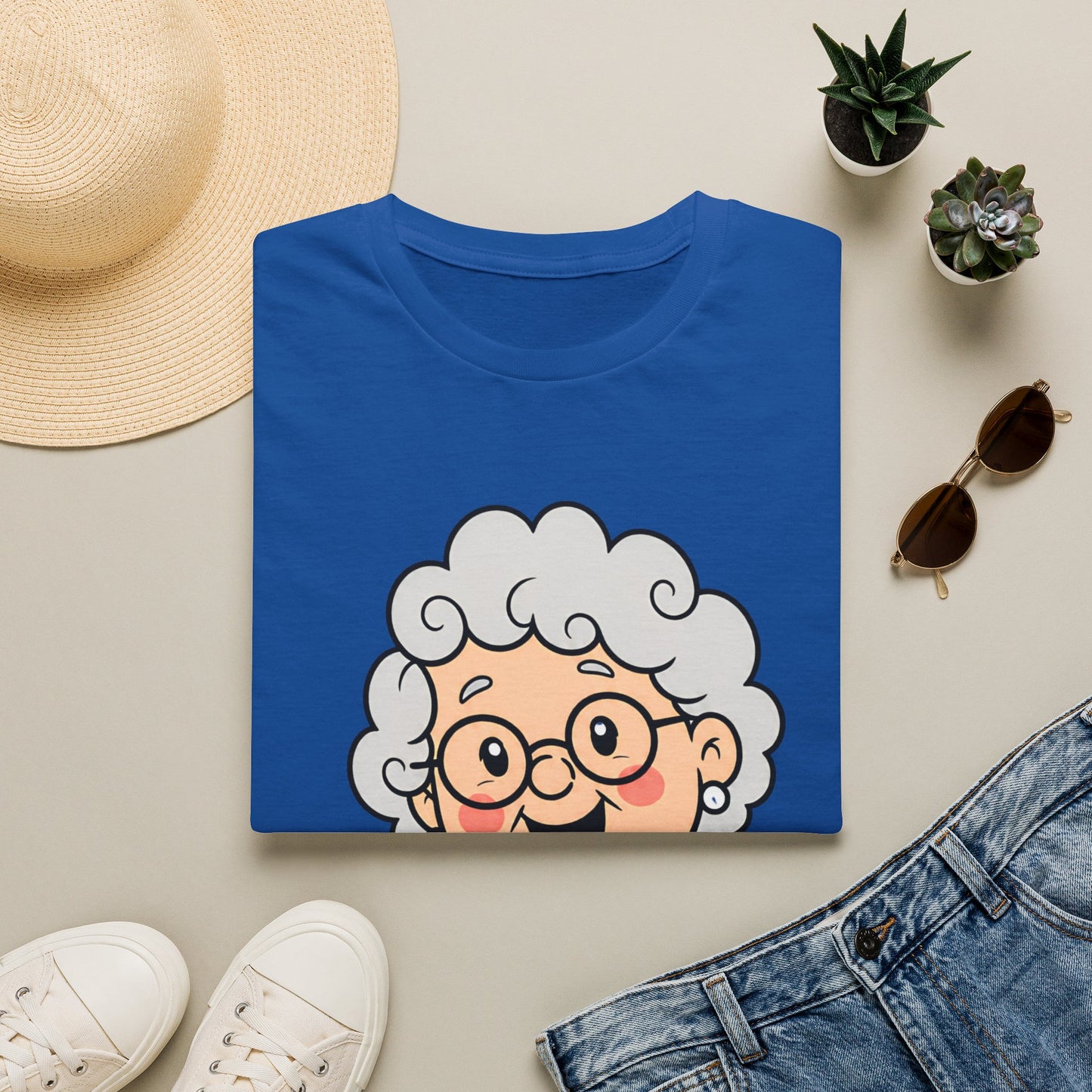 Grandma Peeking T-Shirt — "I’m with Grandpa" Cute Grandparent Graphic Tee