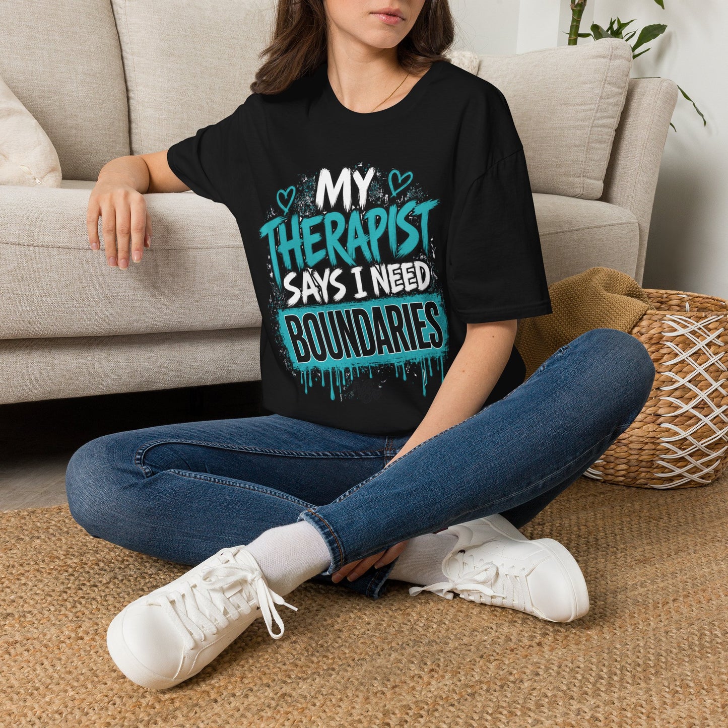 Therapist Says I Need Boundaries T-Shirt