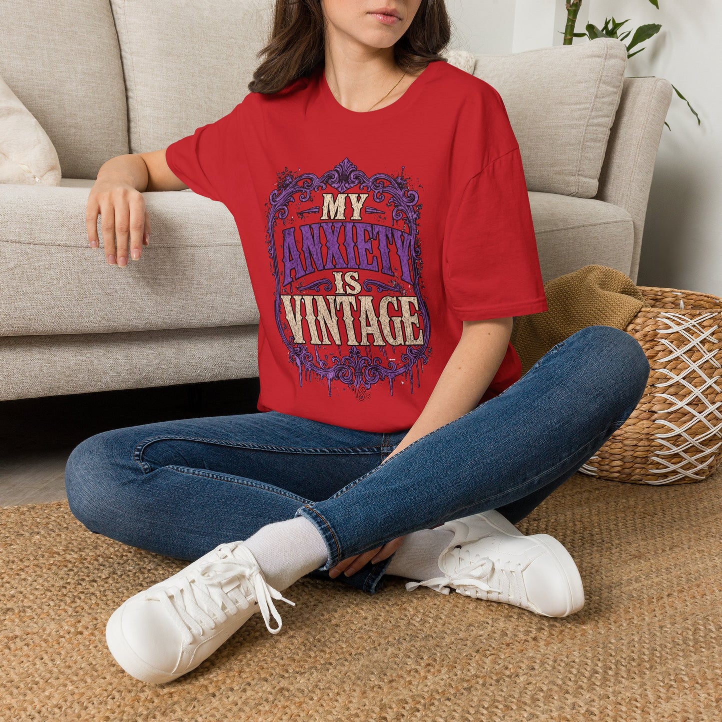 My Anxiety Is Vintage T-Shirt