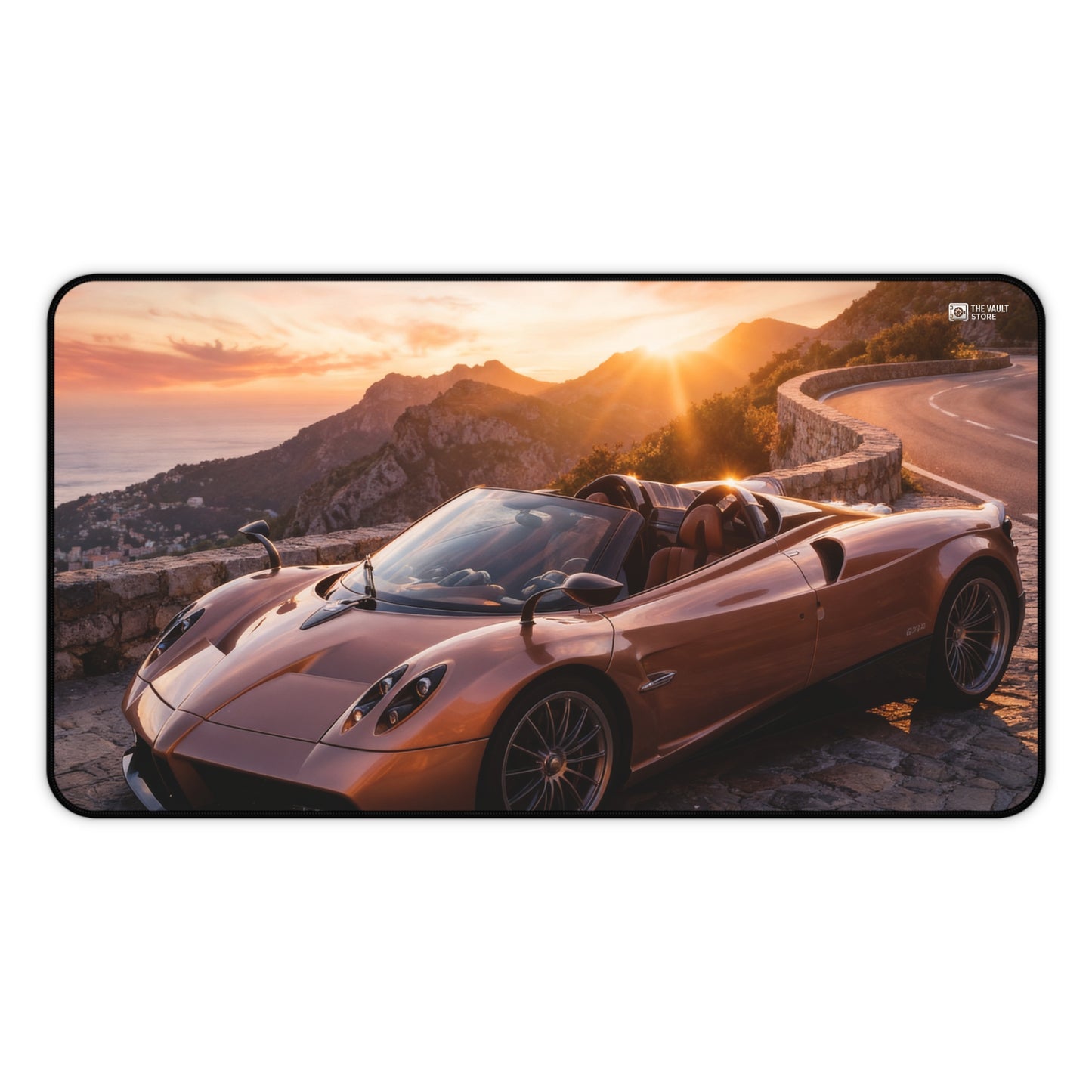 Golden Hour Mountain Desk Mat