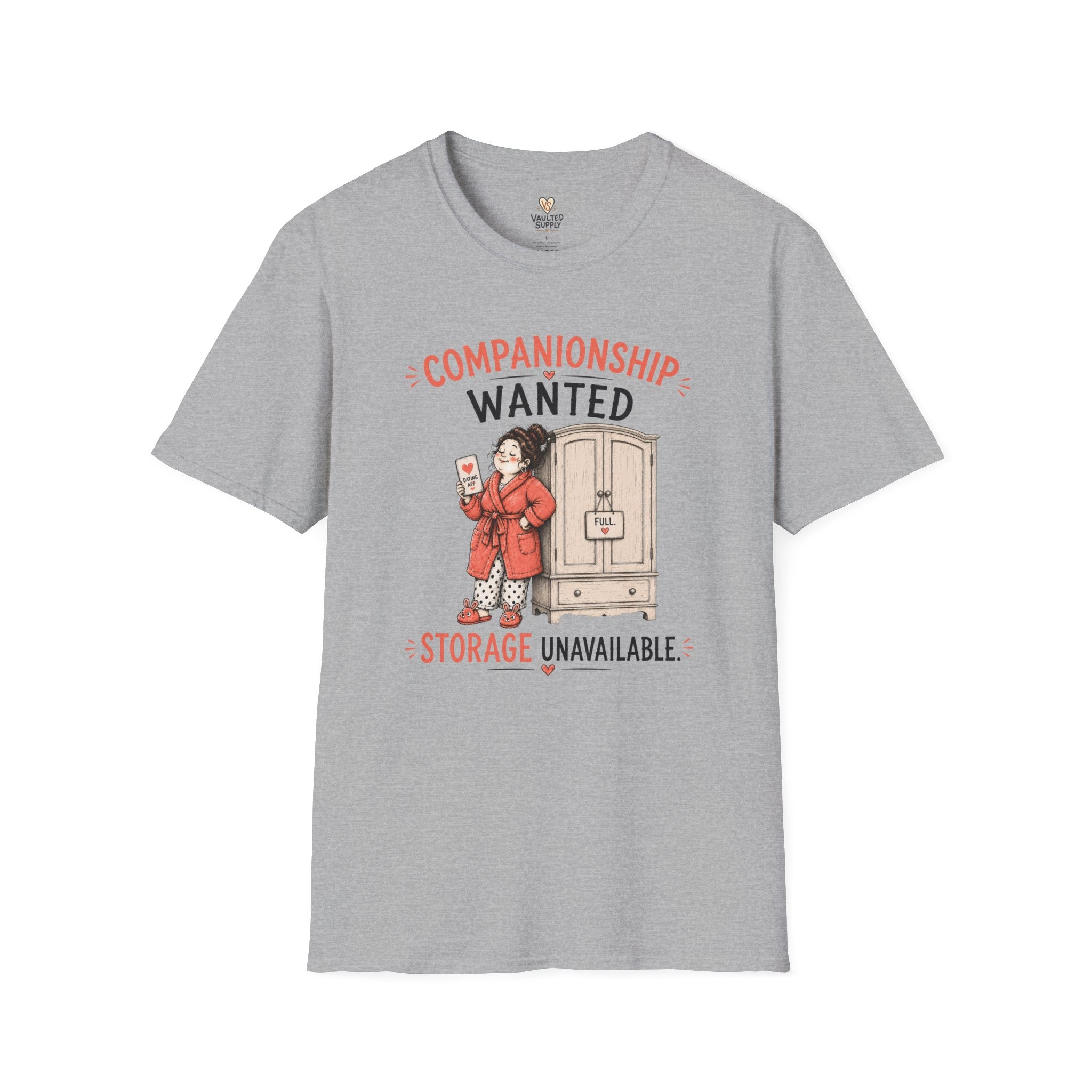 Companionship Wanted Storage Unavailable T-Shirt