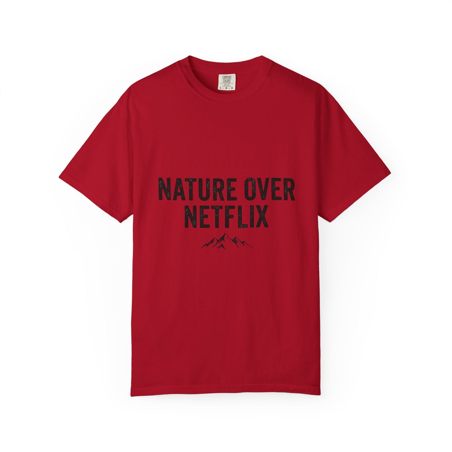 Nature Over Netflix T-Shirt — Soft Vintage Tee