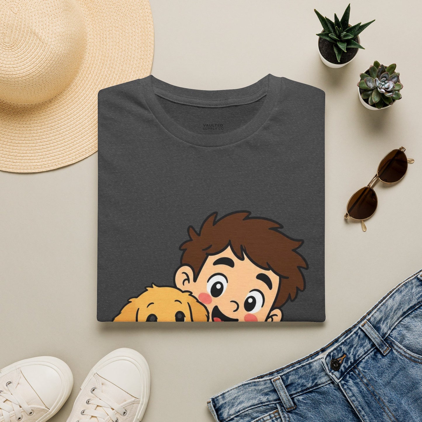 I'm With Cat Lady T-Shirt — Cute Cartoon Pet Lover Tee