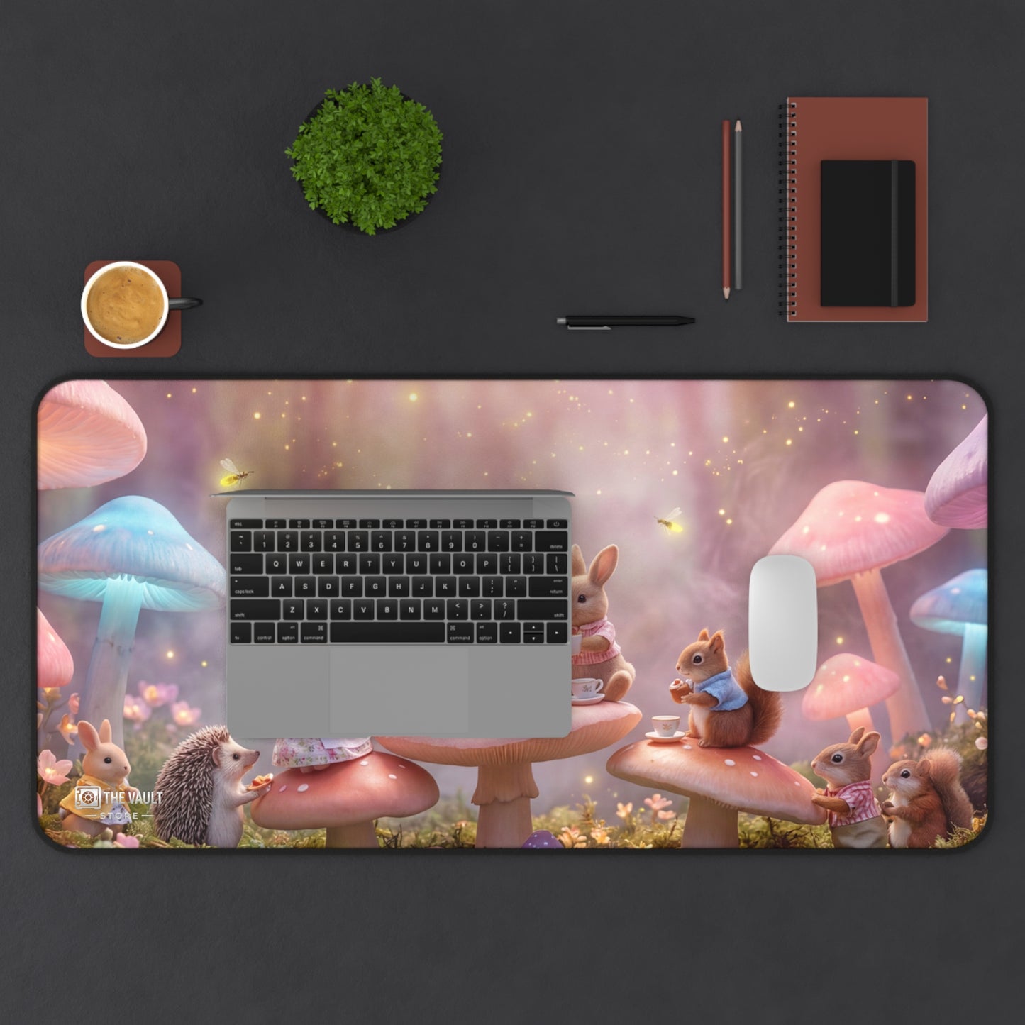 Magical Mushroom Forest Desk Mat