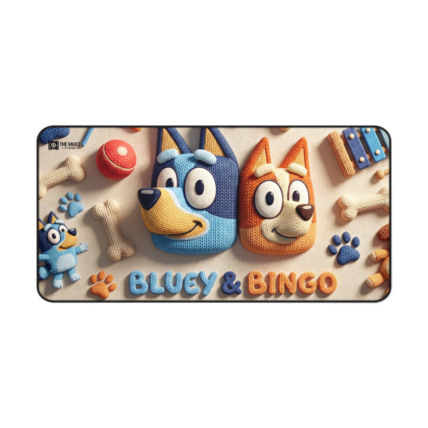 Bluey & Bingo Cartoon Desk Mat