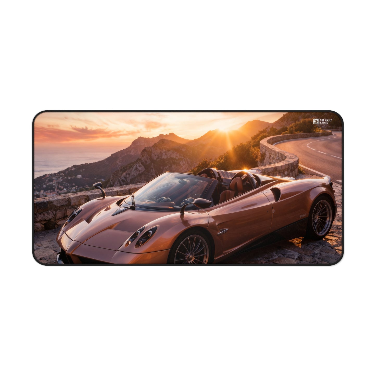 Golden Hour Mountain Desk Mat