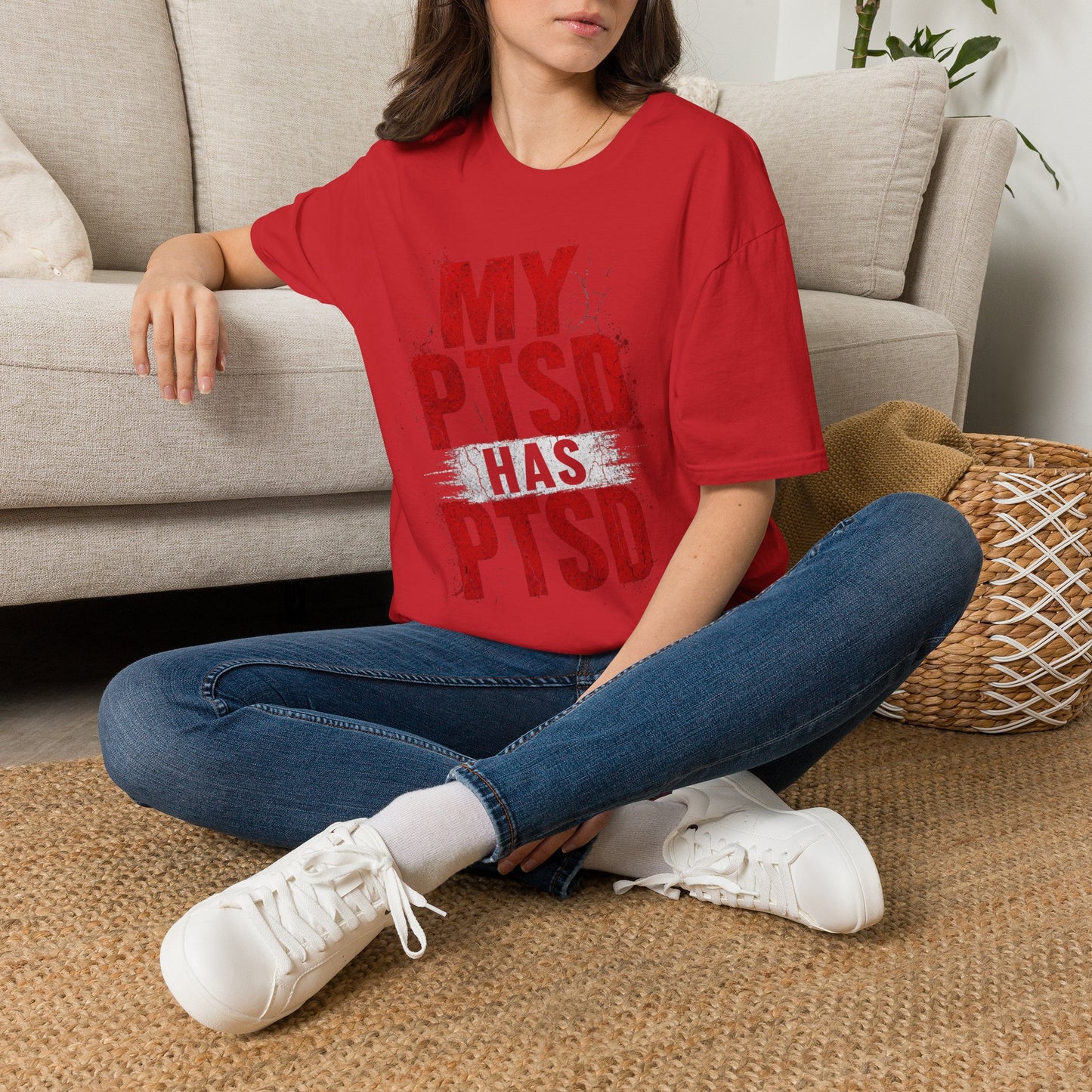 PTSD Awareness T-Shirt — "My PTSD" Graphic Support Tee