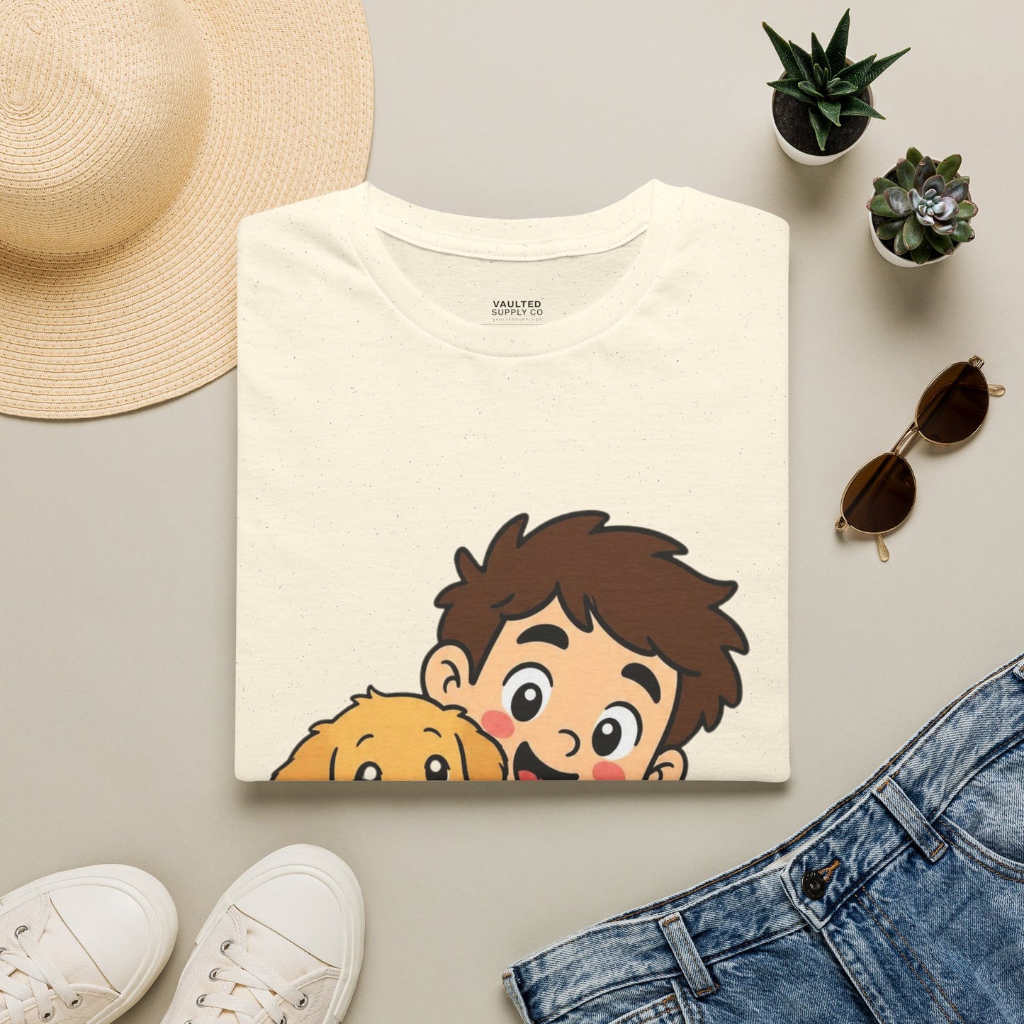 I'm With Cat Lady T-Shirt — Cute Cartoon Pet Lover Tee