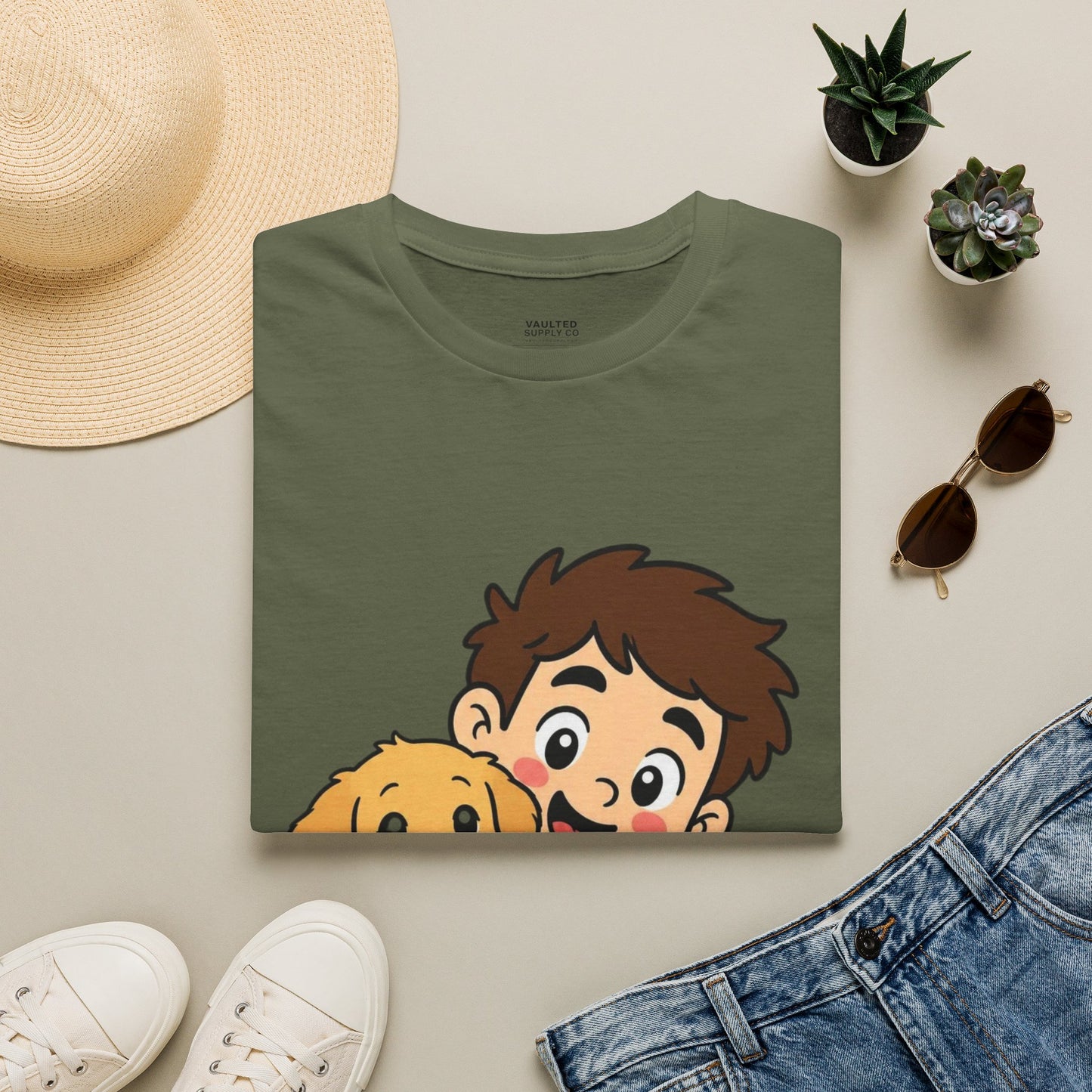 I'm With Cat Lady T-Shirt — Cute Cartoon Pet Lover Tee