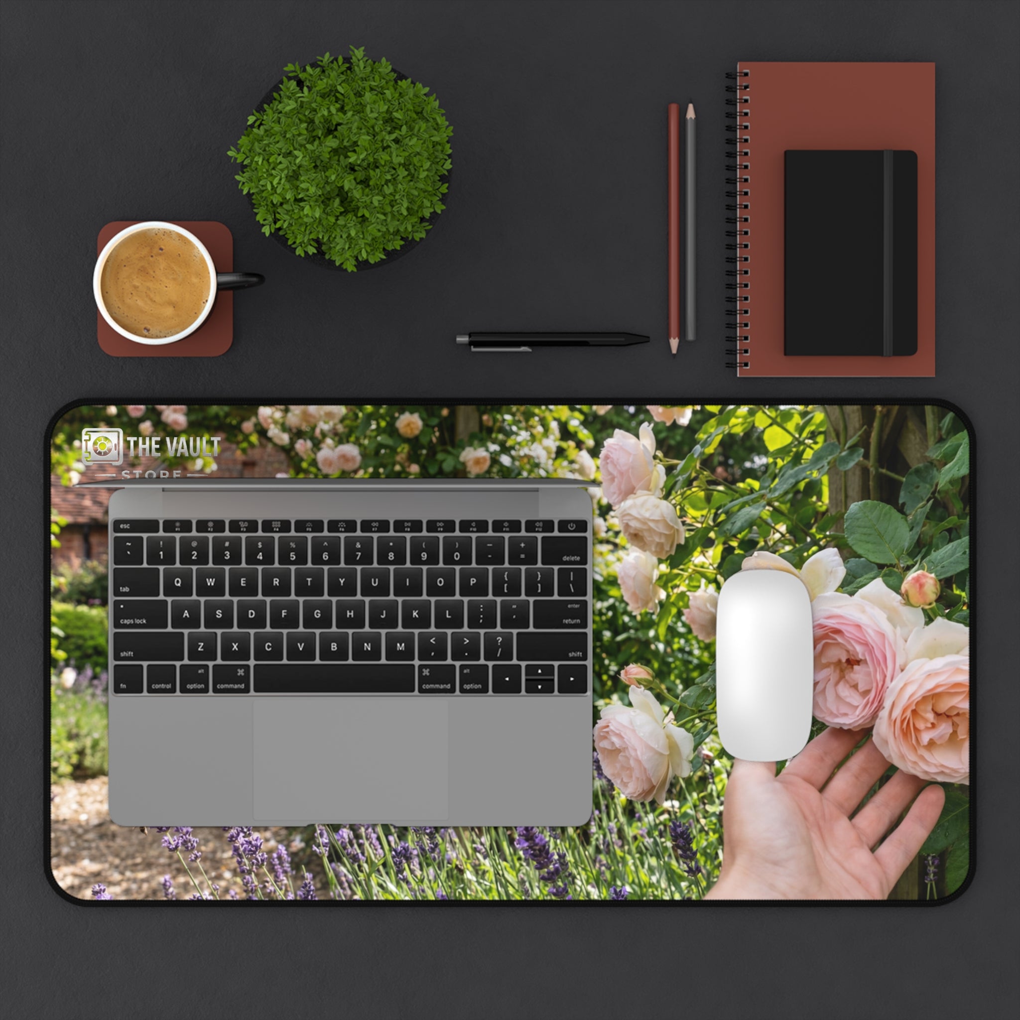 A Touch of a Rose Desk Mat