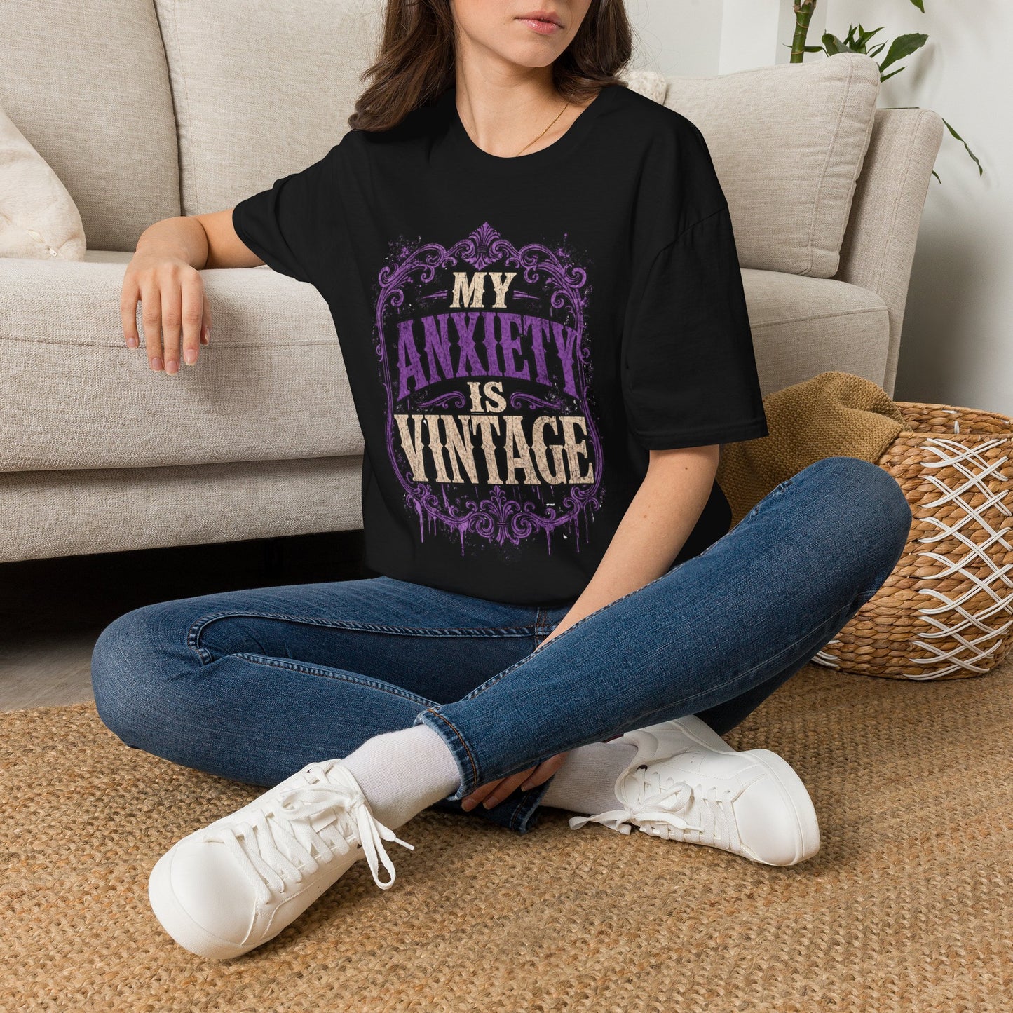 My Anxiety Is Vintage T-Shirt