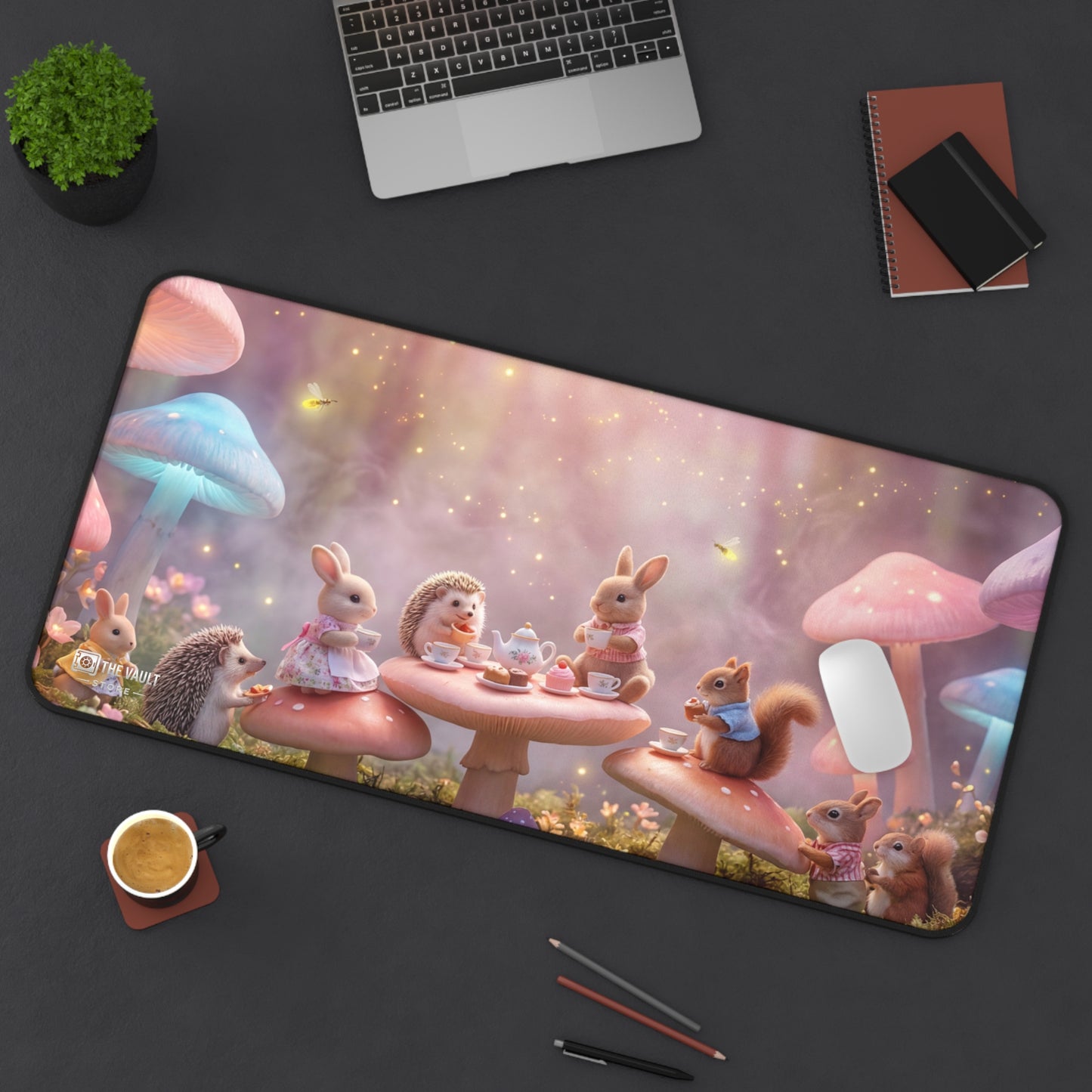 Magical Mushroom Forest Desk Mat