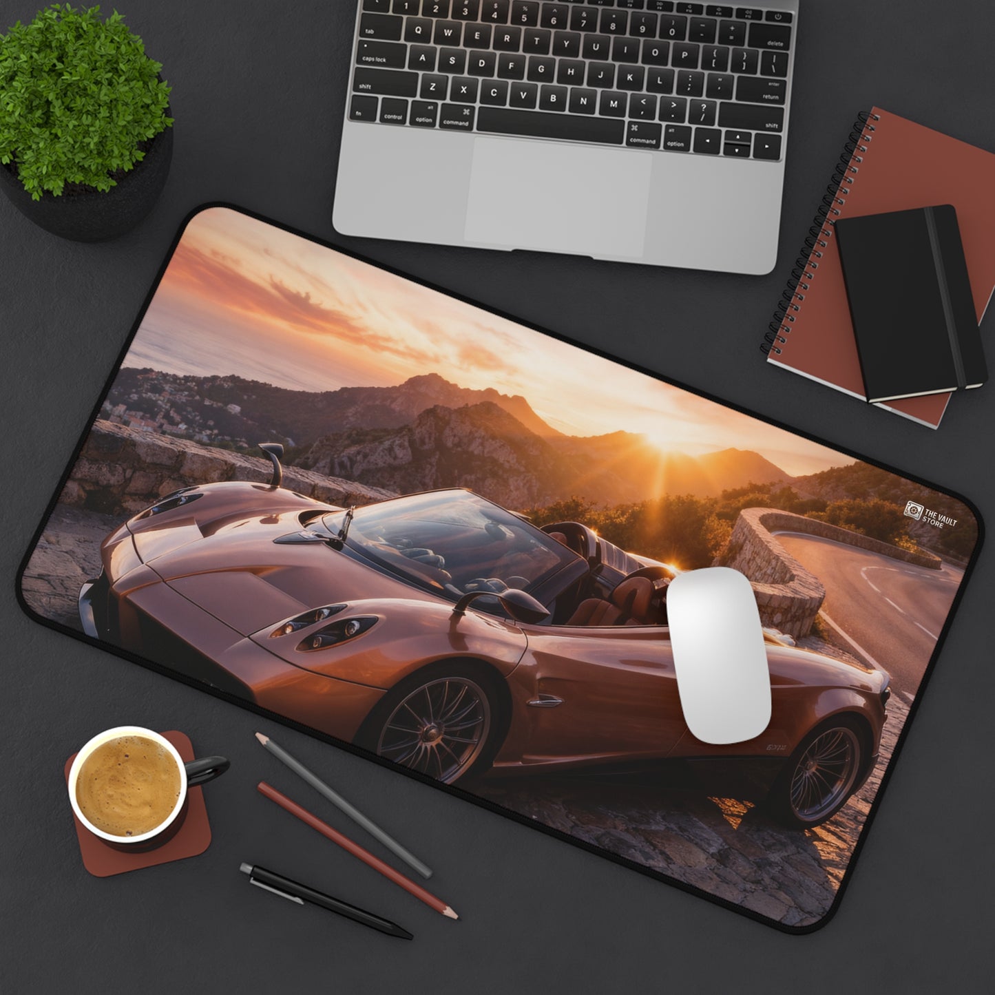 Golden Hour Mountain Desk Mat