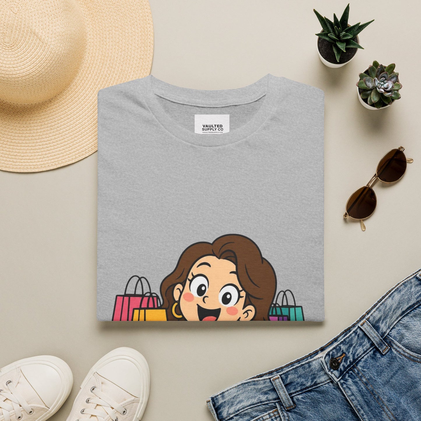 I'm With Mr. Frugal T-Shirt — Cute Shopper Graphic Tee for Bargain Lovers