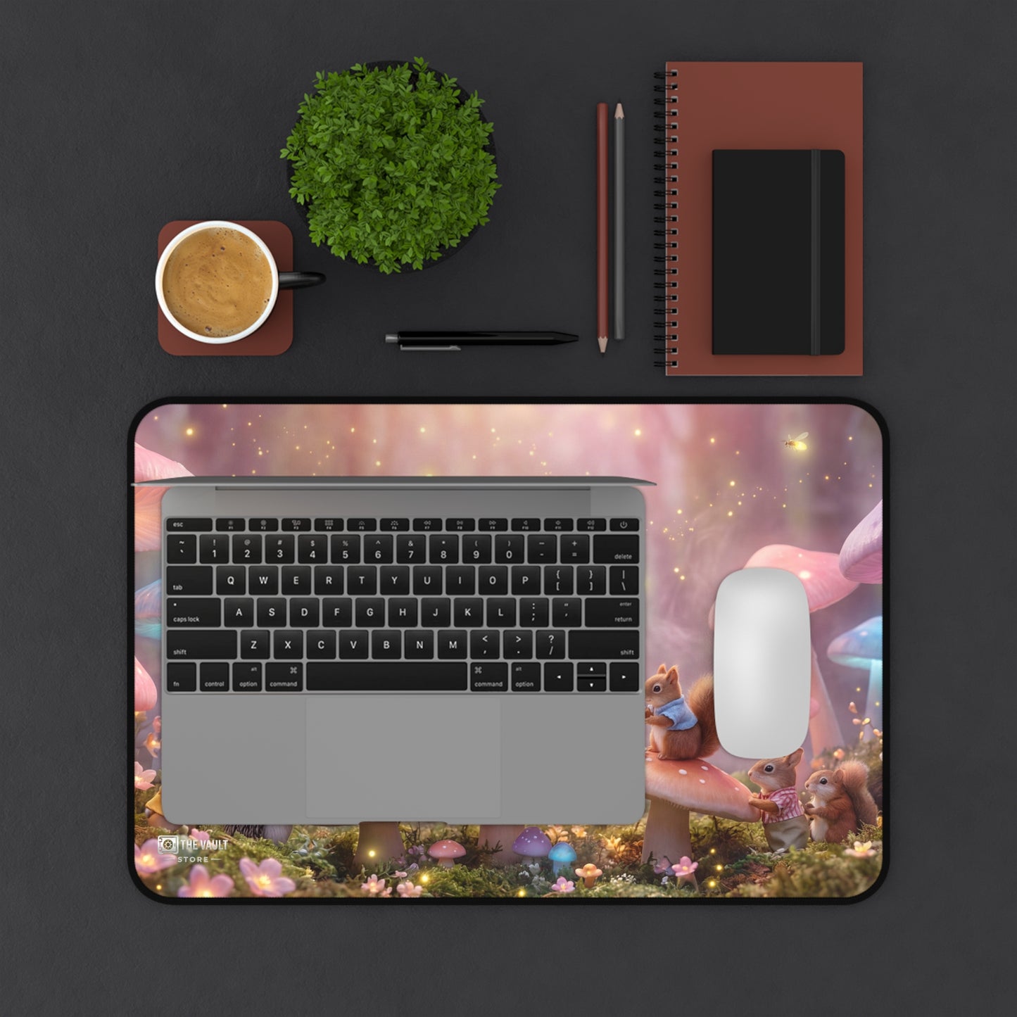 Magical Mushroom Forest Desk Mat