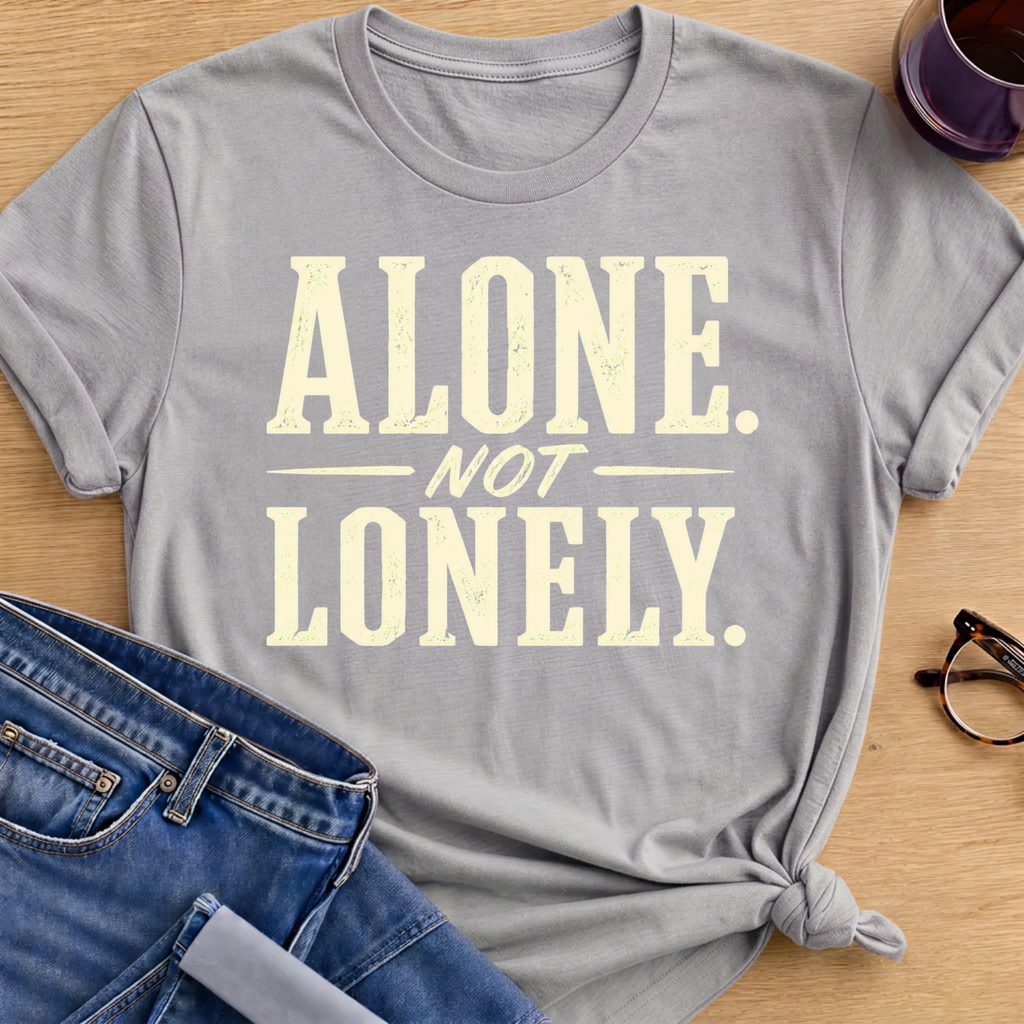 Alone Not Lonely T-Shirt - Sport Grey