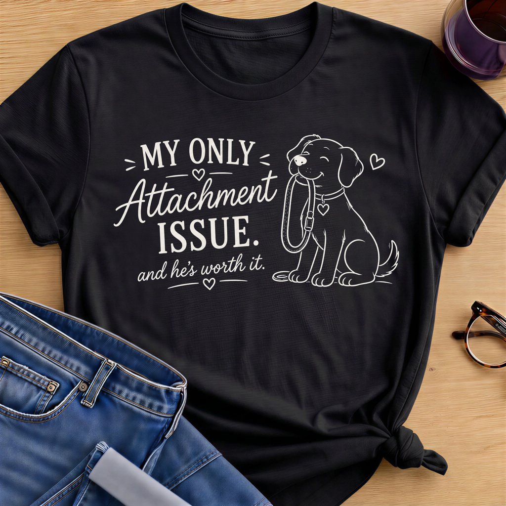 Attachment Issues T-Shirt - Black
