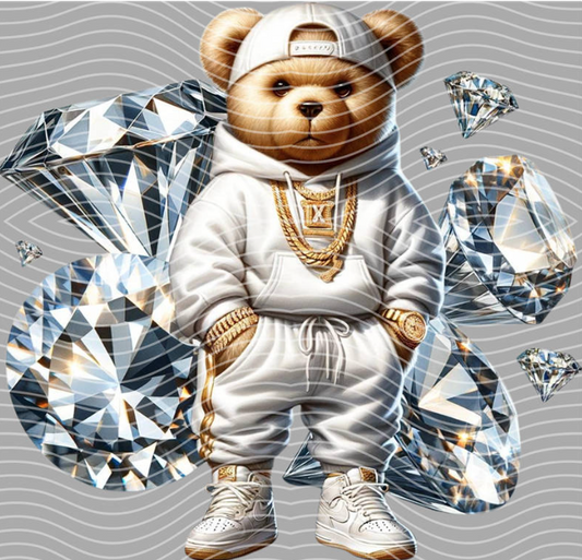 Diamond Bear DTF Transfer