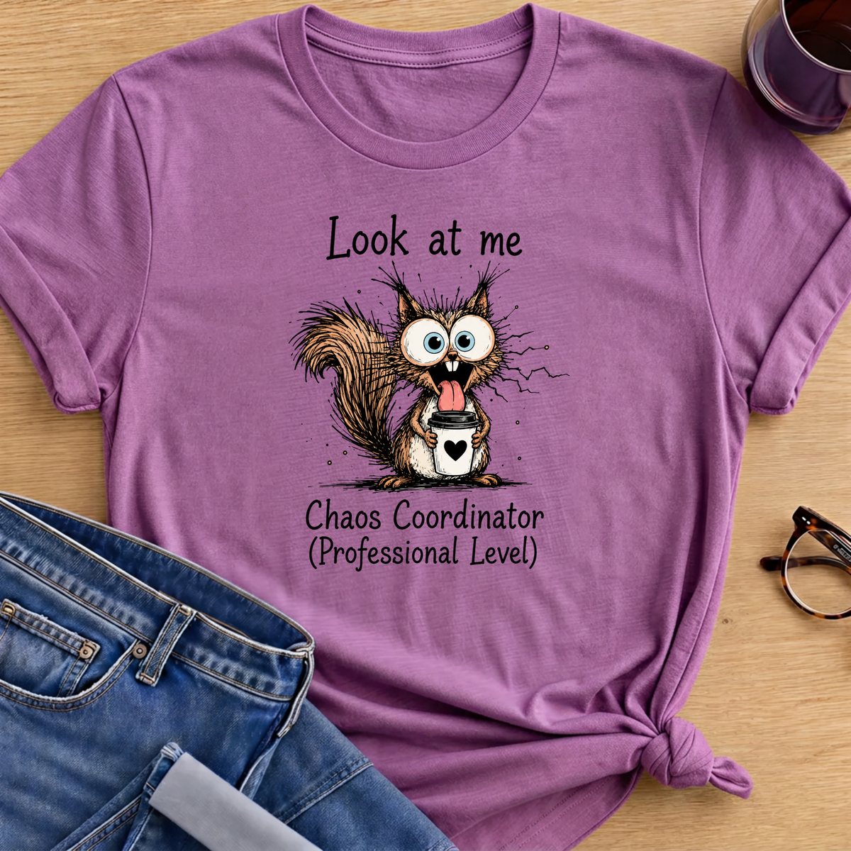 Better With Dogs T-Shirt - Heather Radiant Orchid