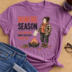 Bonfire Season T-Shirt - Heather Radiant Orchid