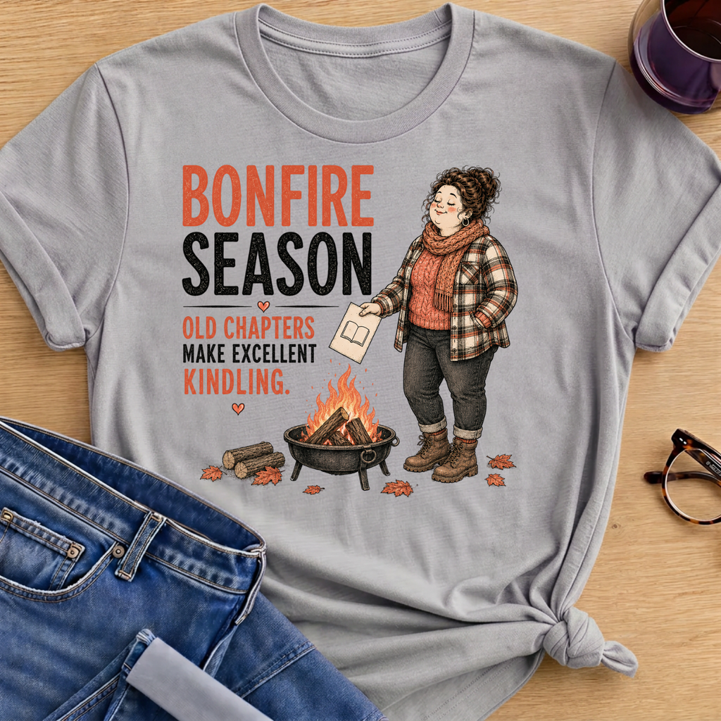 Bonfire Season T-Shirt - Sport Grey