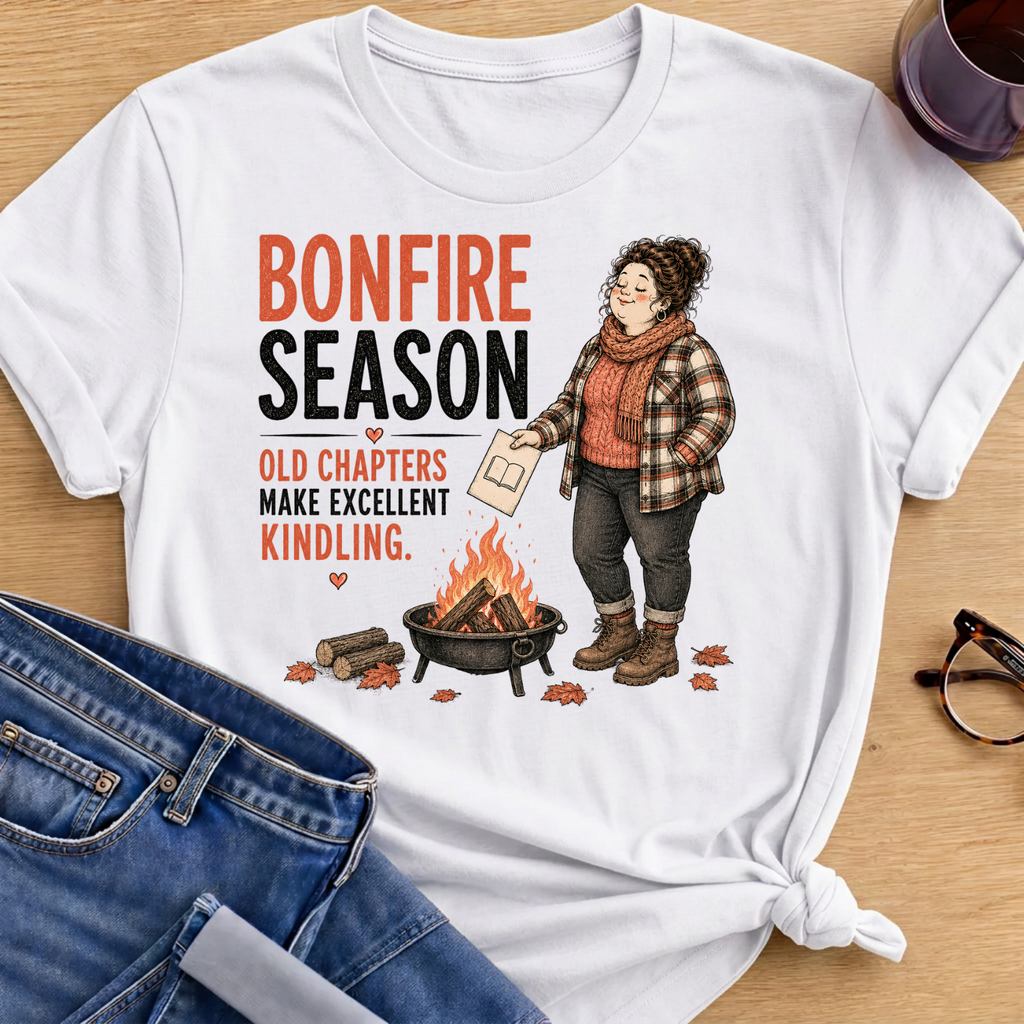 Bonfire Season T-Shirt - White