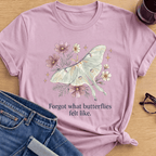 Butterfly Feeling T-Shirt - Light Pink
