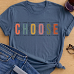 CHOOSE T-Shirt - Indigo Blue