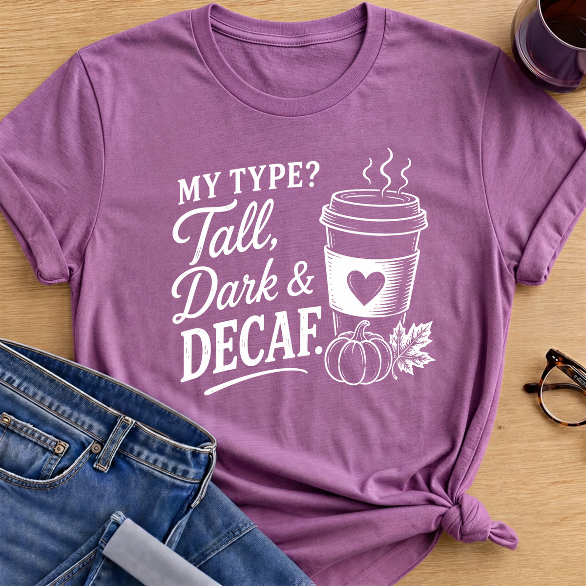 Chatty Knees T-Shirt - Heather Radiant Orchid