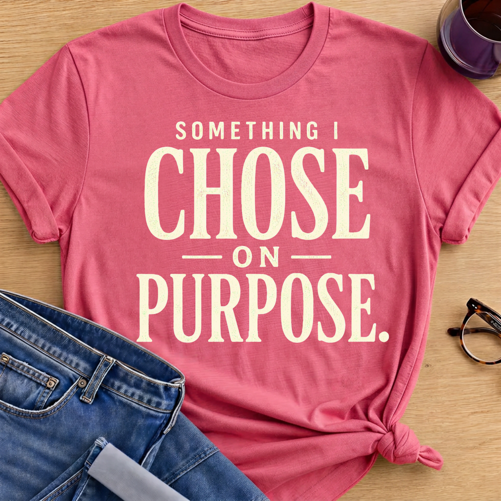 Choose on Purpose T-Shirt - Coral Silk