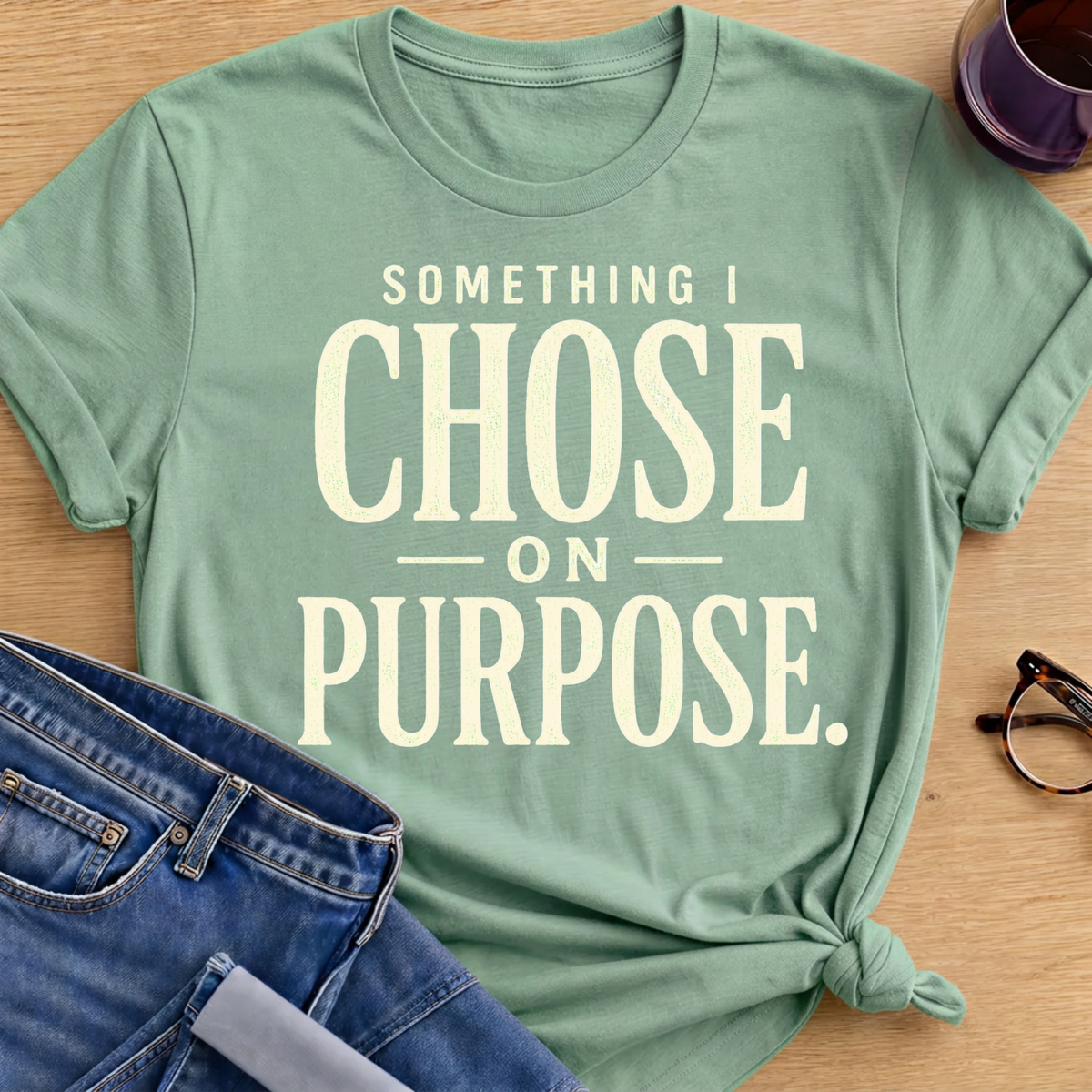 Choose on Purpose T-Shirt - Mint Green