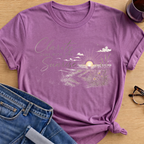 Clarity Sunset T-Shirt - Heather Radiant Orchid