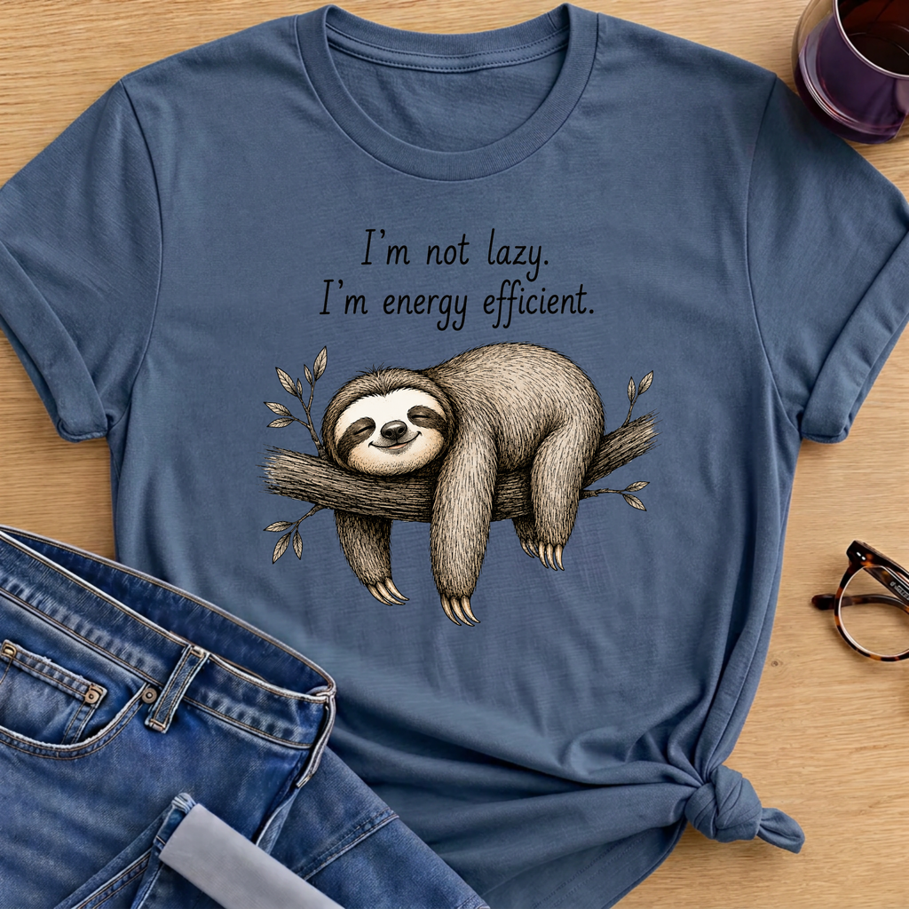 Coffee Priority T-Shirt - Indigo Blue
