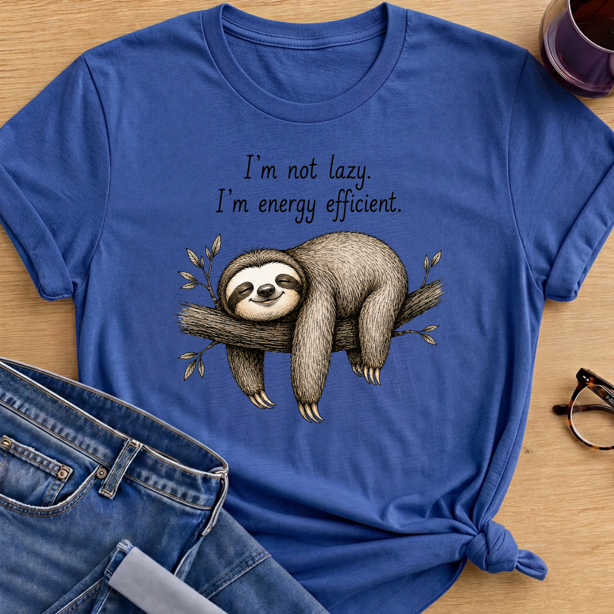 Coffee Priority T-Shirt - Royal