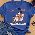 Coffee for One T-Shirt - Royal