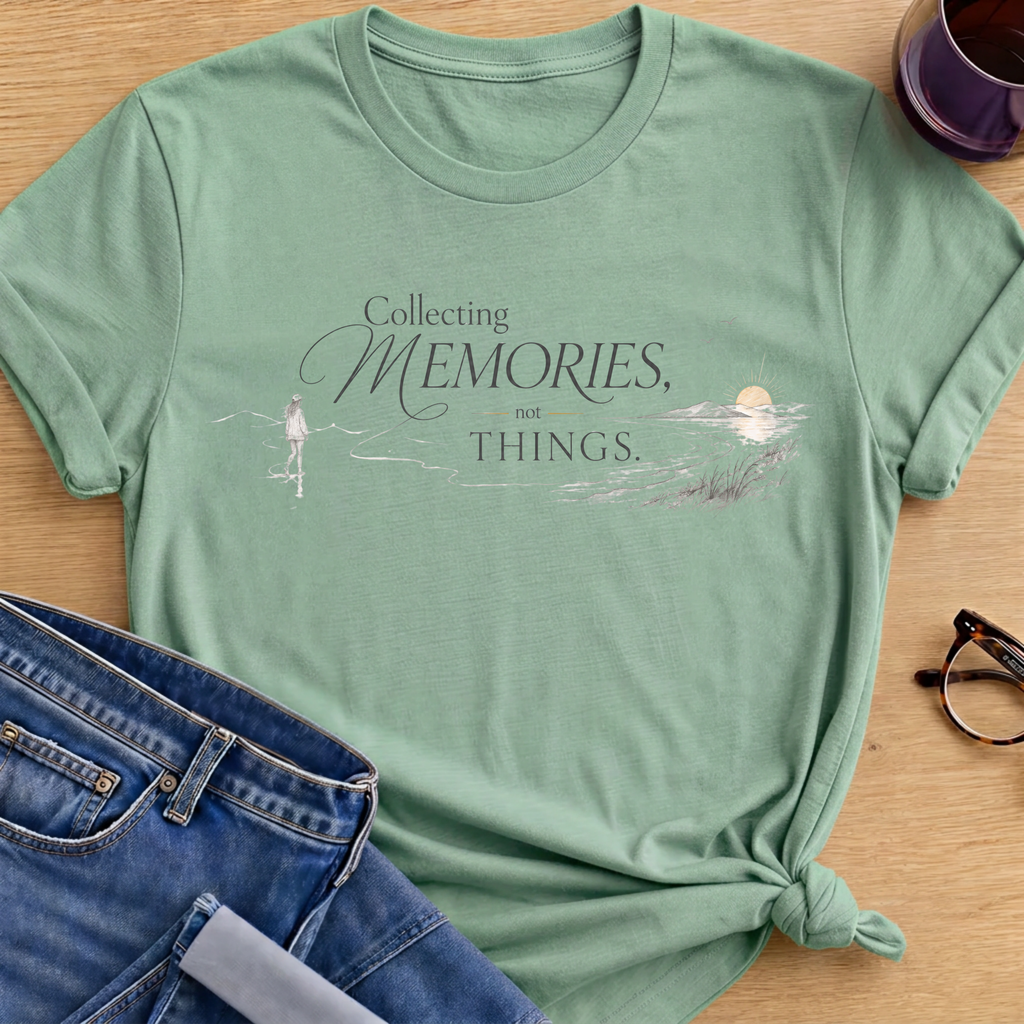 Collecting Memories T-Shirt - Mint Green