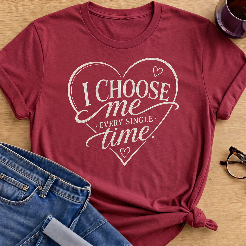 Comma Birthday T-Shirt - Antique Cherry Red