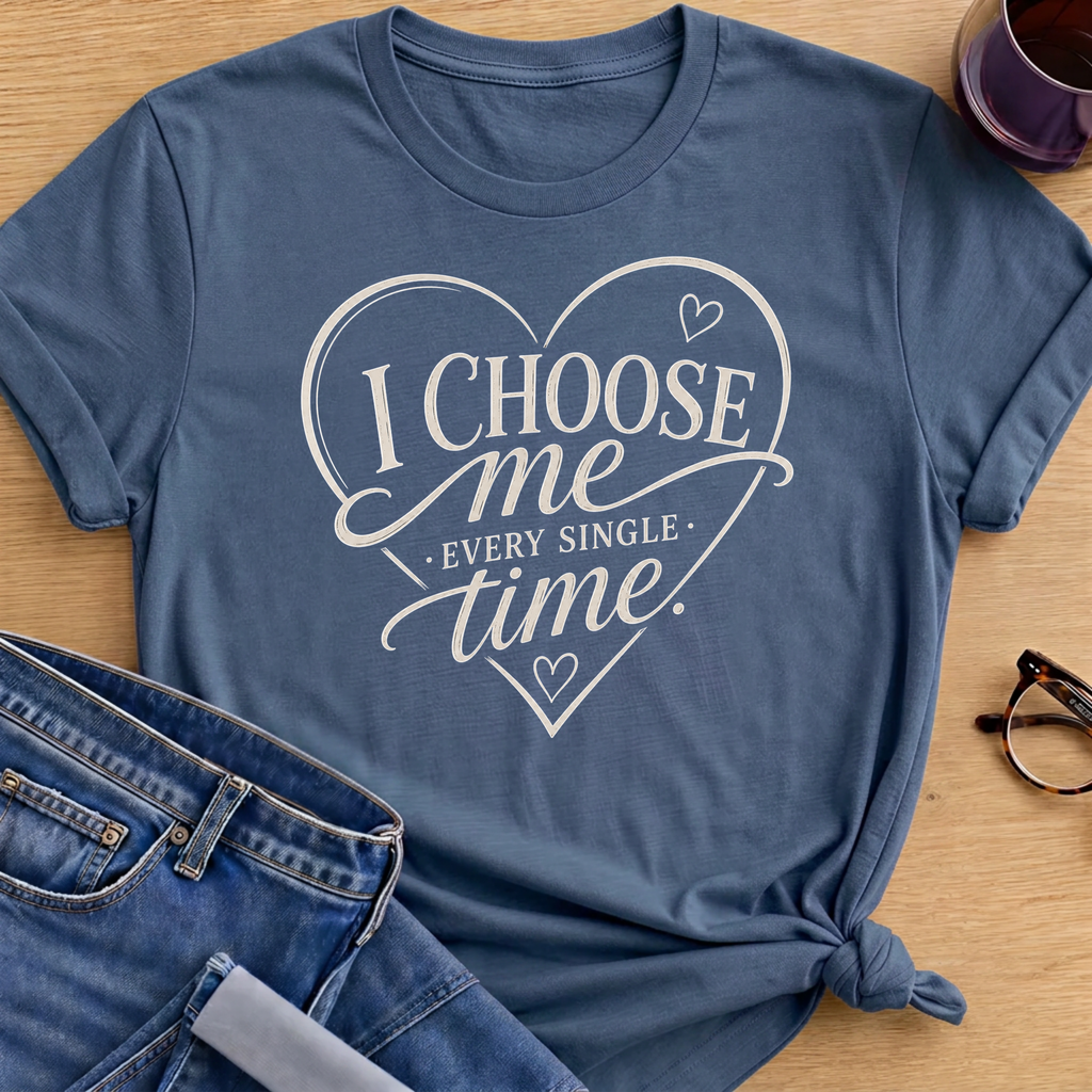 Comma Birthday T-Shirt - Indigo Blue