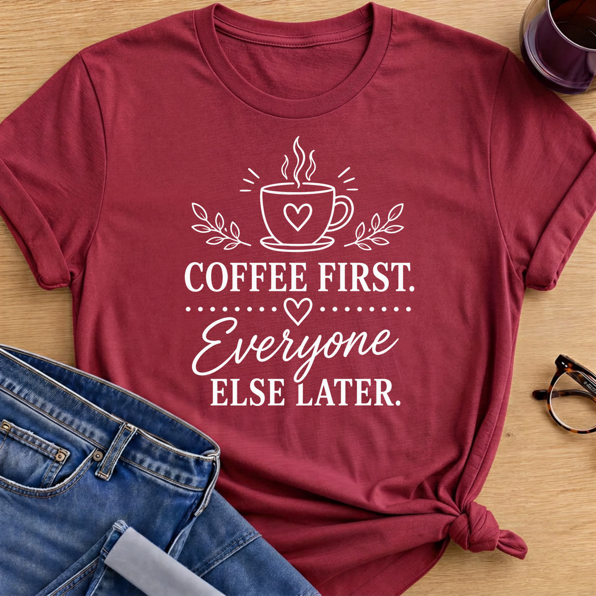 Completely Done T-Shirt - Antique Cherry Red