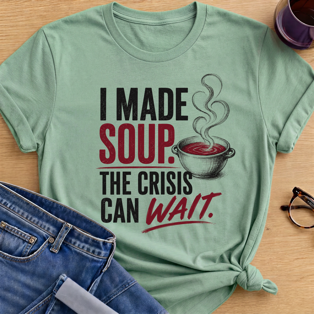 Crisis Wait T-Shirt - Mint Green