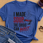Crisis Wait T-Shirt - Royal
