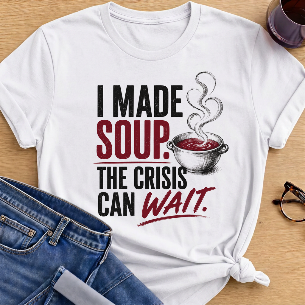 Crisis Wait T-Shirt - White