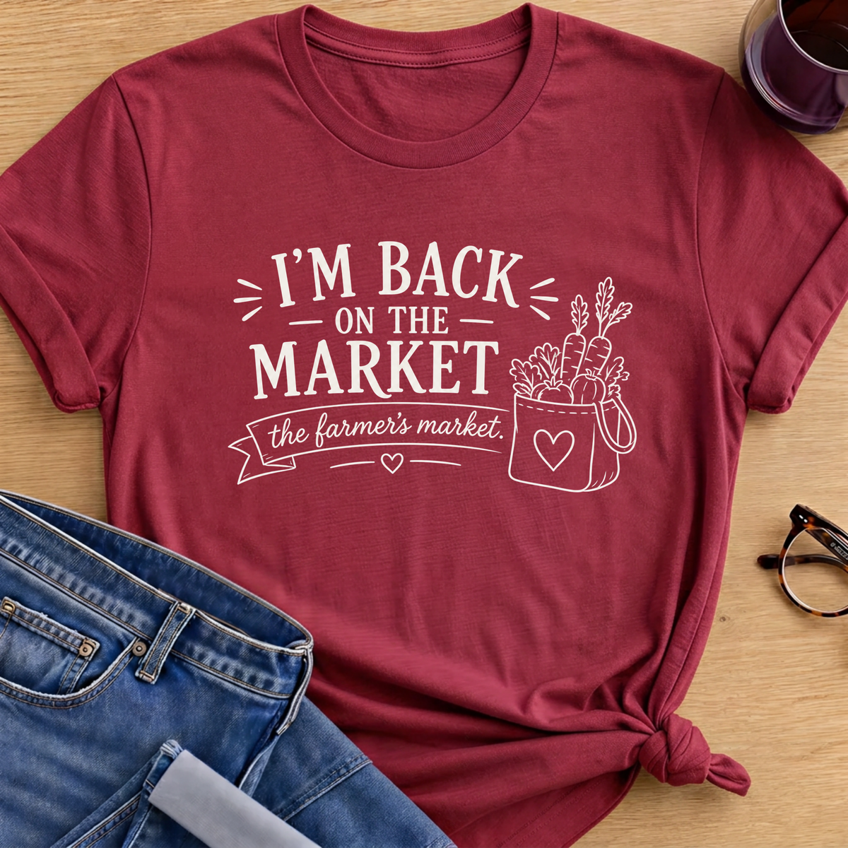Cute Overload T-Shirt - Antique Cherry Red